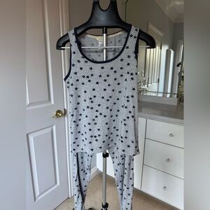 Lucky Brand Starry Gray Pajama Set US Small
